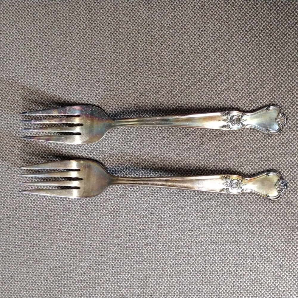 Old Company Plate / No Monogram / Rose 🌹 pattern